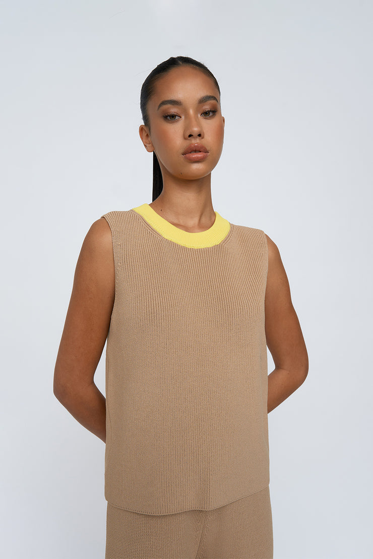 Flynn Sleeveless Knit Top | Final Sale
