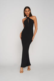 Slip Knot Gown | Final Sale - Black