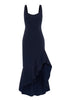 Spiral Wave Gown | Final Sale - Royal Navy