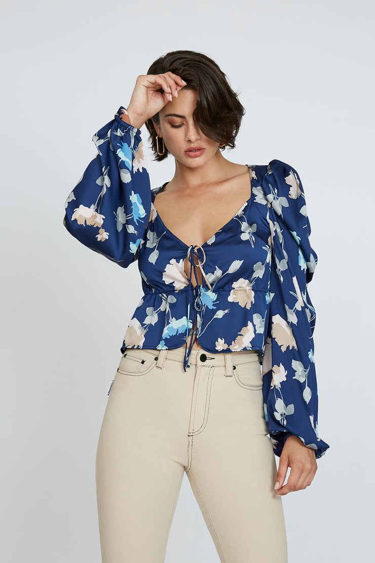 Florence Roule Tie Blouse | Final Sale