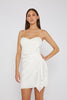 Sofia Strapless Wrap Mini Dress | Final Sale