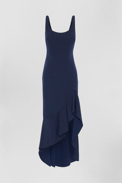 Spiral Wave Gown | Final Sale - Royal Navy