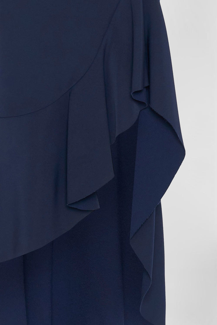 Spiral Wave Gown | Final Sale - Royal Navy
