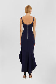 Spiral Wave Gown | Final Sale - Royal Navy