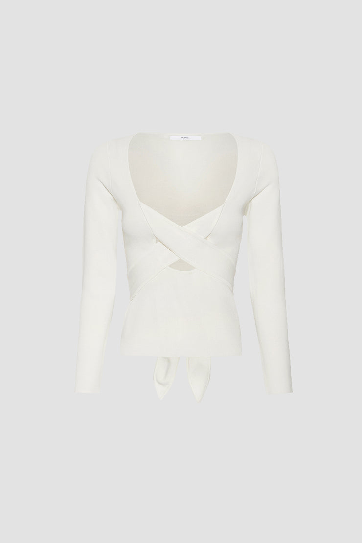The Darby Cross Body Top | Final Sale - Ivory