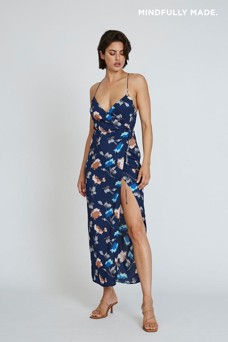 Florence Racer Wrap Dress | Final Sale