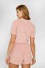 Terry Tie Tee - Pink | Final Sale