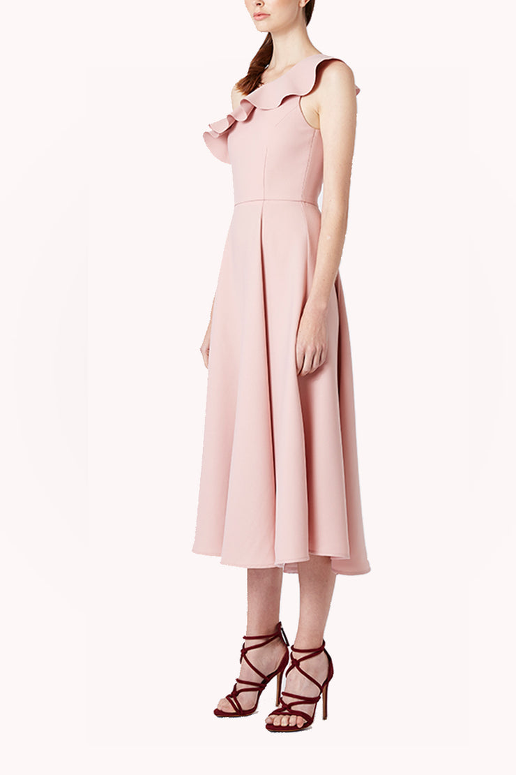 One Shoulder Ruffle Dress | Final Sale