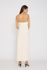 The Orchid Slip Dress | Final Sale - Creme