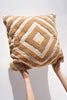 Tan Diamond Cushion