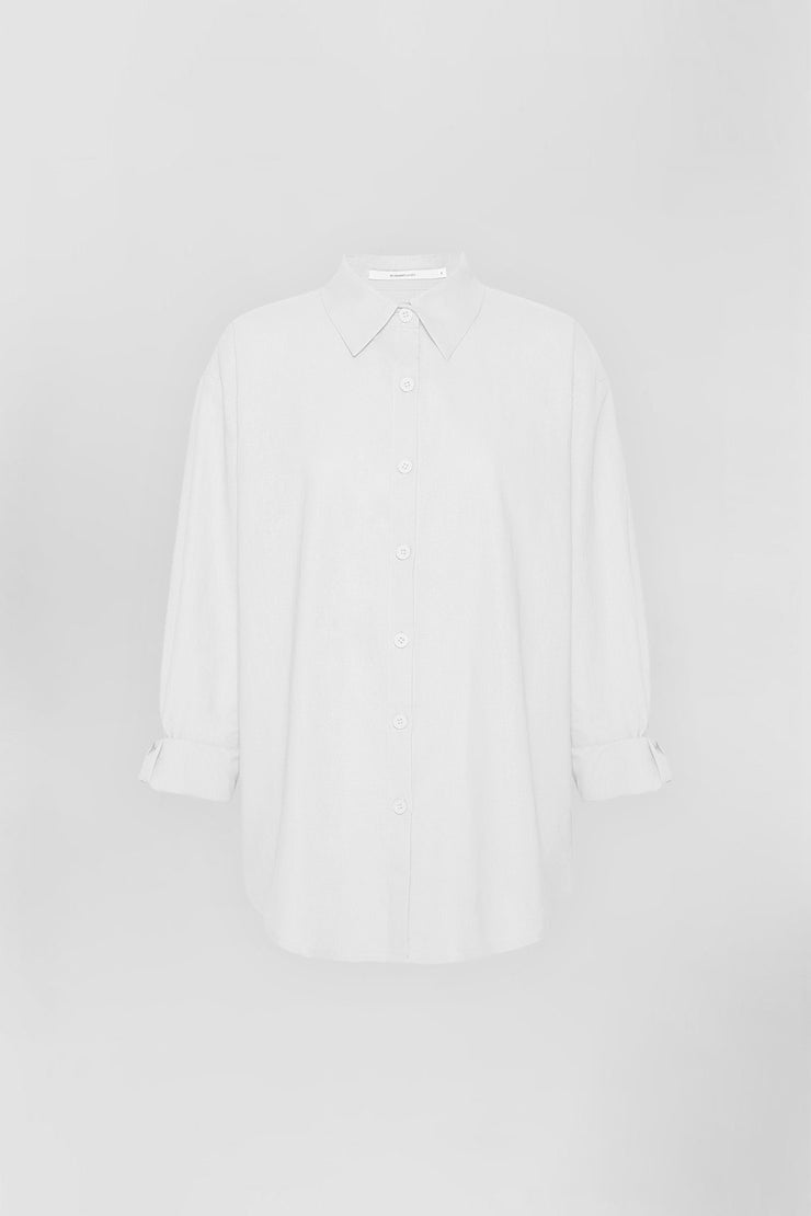 Liam Cotton Shirt | Final Sale - White