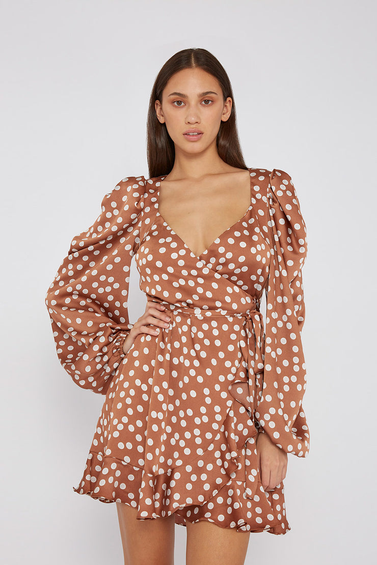 Brielle Wrap Mini Dress | Final Sale