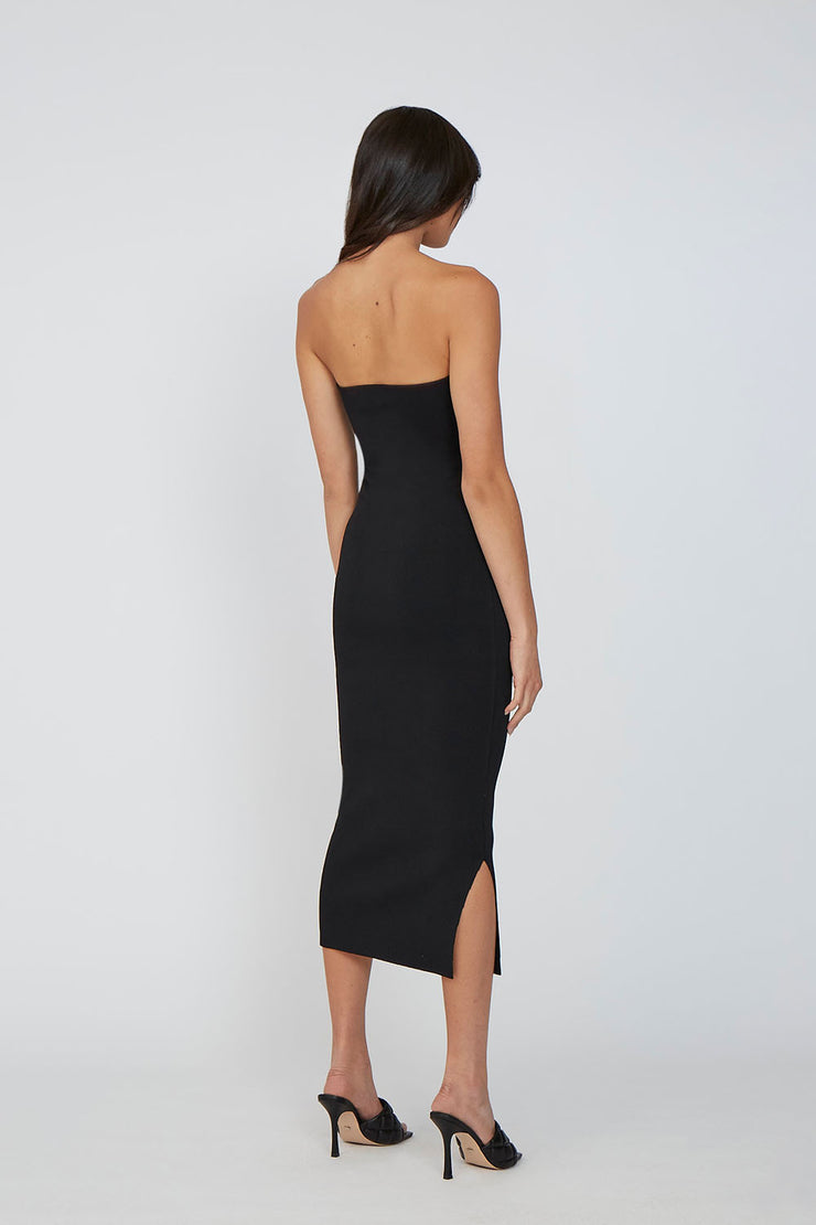 Penny Strapless Dress | Final Sale - Black