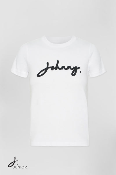 J. Junior Tee | Final Sale - White Black