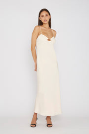 The Orchid Slip Dress | Final Sale - Creme