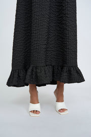 Alia Strapless Gather Maxi | Final Sale - Black