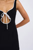 Amelia Curve Mini Dress | Final Sale - Black