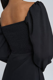 Annika Midi Dress | Final Sale - Black