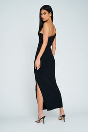 Grace Dress One Shoulder | Final Sale - Black