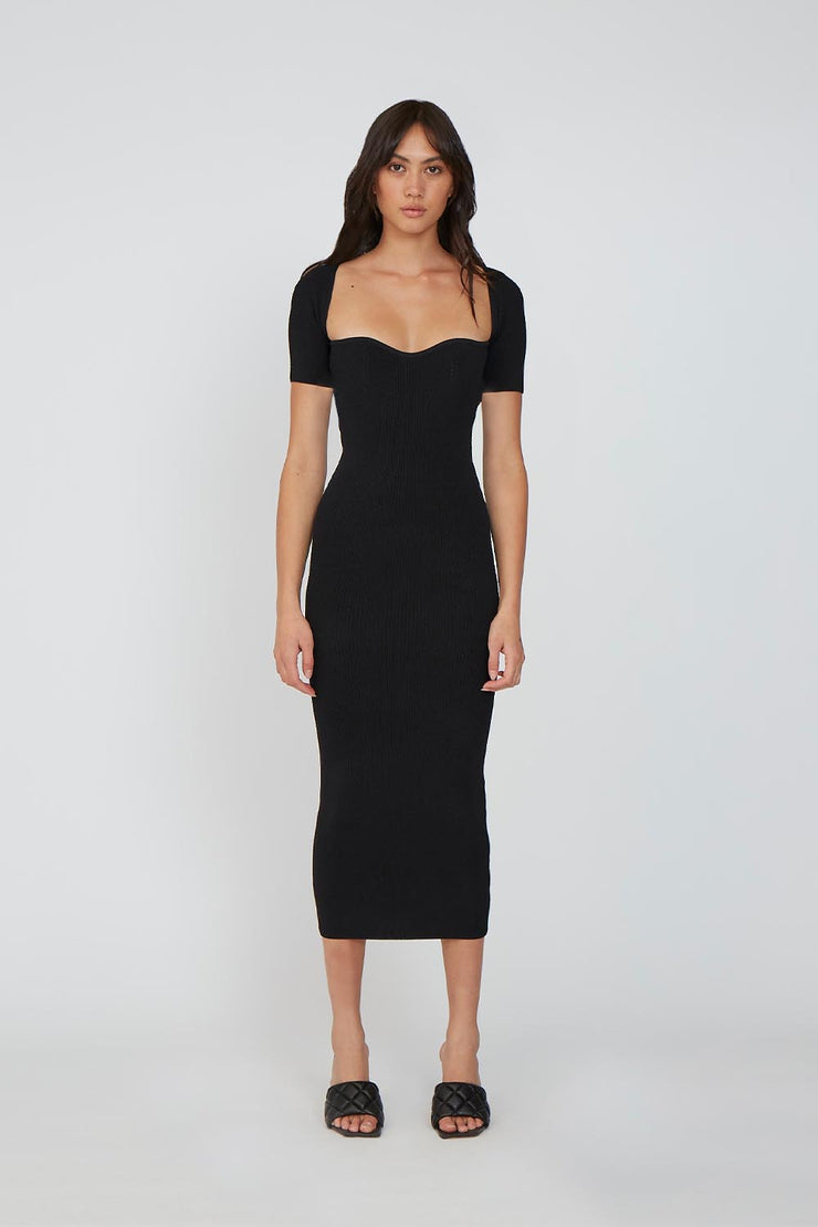 Aria Knit Dress | Final Sale - Black