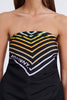 Bright Side Stripe Scarf | Final Sale  - Rainbow Black