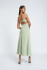 Callia Wire Midi Dress | Final Sale  - Artichoke Green