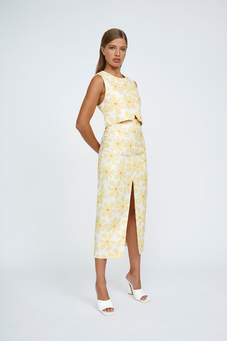 Callie Sun Crop | Final Sale - Sun Floral