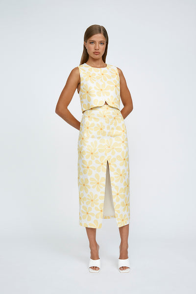 Callie Sun Crop | Final Sale - Sun Floral