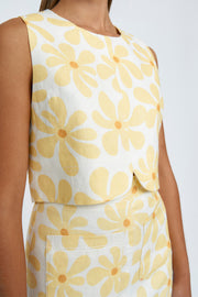 Callie Sun Crop | Final Sale - Sun Floral