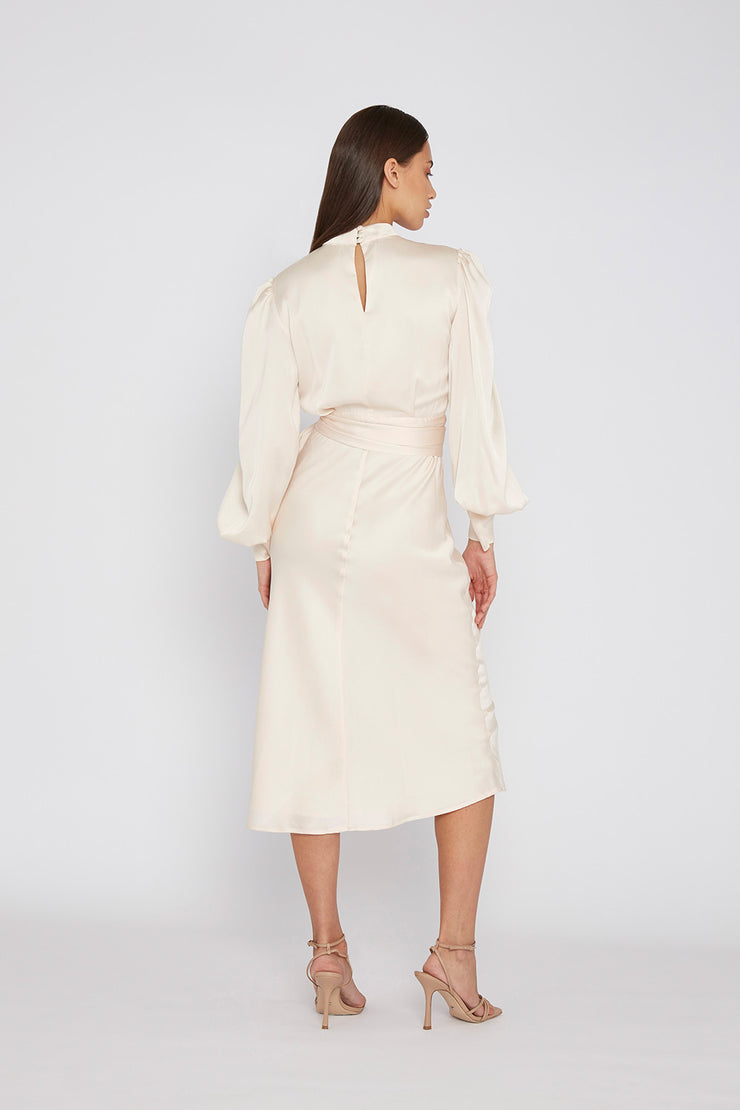 Camellia Midi Dress - Ivory | Final Sale
