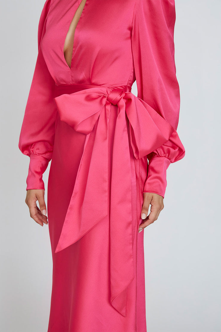 Camellia Midi Dress - Pink | Final Sale