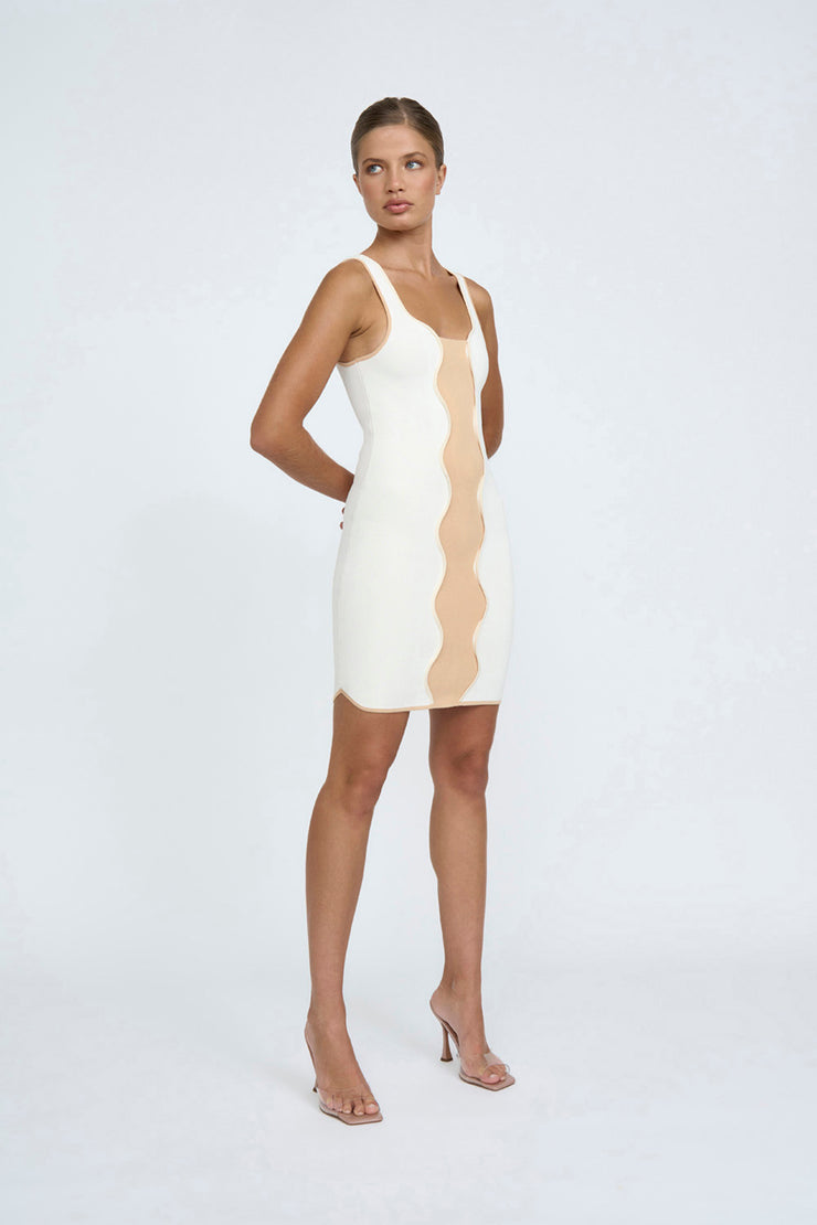 Caprera Knit Mini Dress | Final Sale  - Ivory Bone