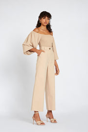 Carolina Smock Blouse | Final Sale - Tan