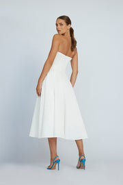 Carrie Strapless Dress | Final Sale - Ivory