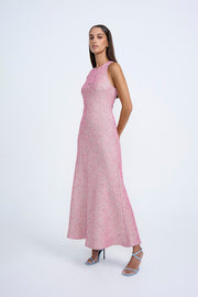 Cherry Tweed Dress  Final Sale- Pink – BY JOHNNY.