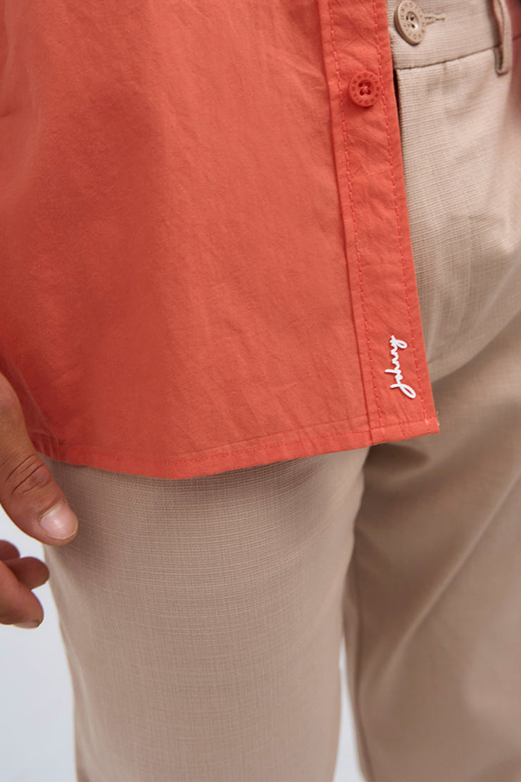 Christo Shirt | Final Sale - Deep Orange
