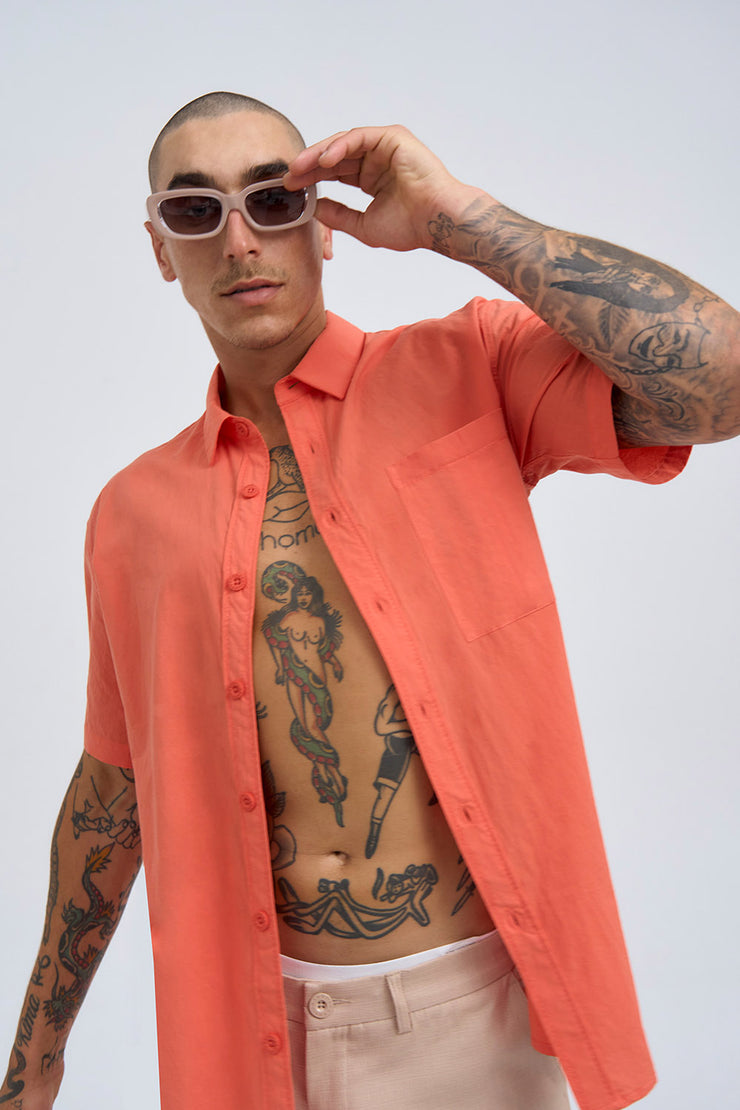 Christo Shirt | Final Sale - Deep Orange