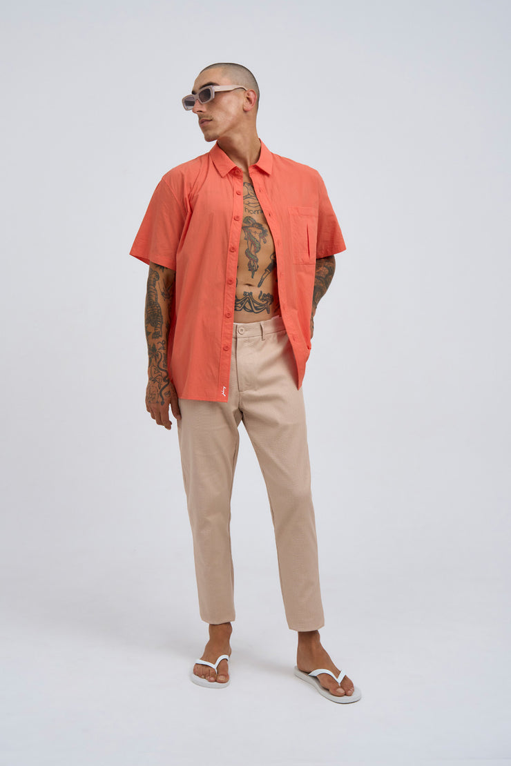 Christo Shirt | Final Sale - Deep Orange