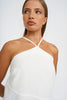 Clara Cross Mini Dress | Final Sale - Ivory