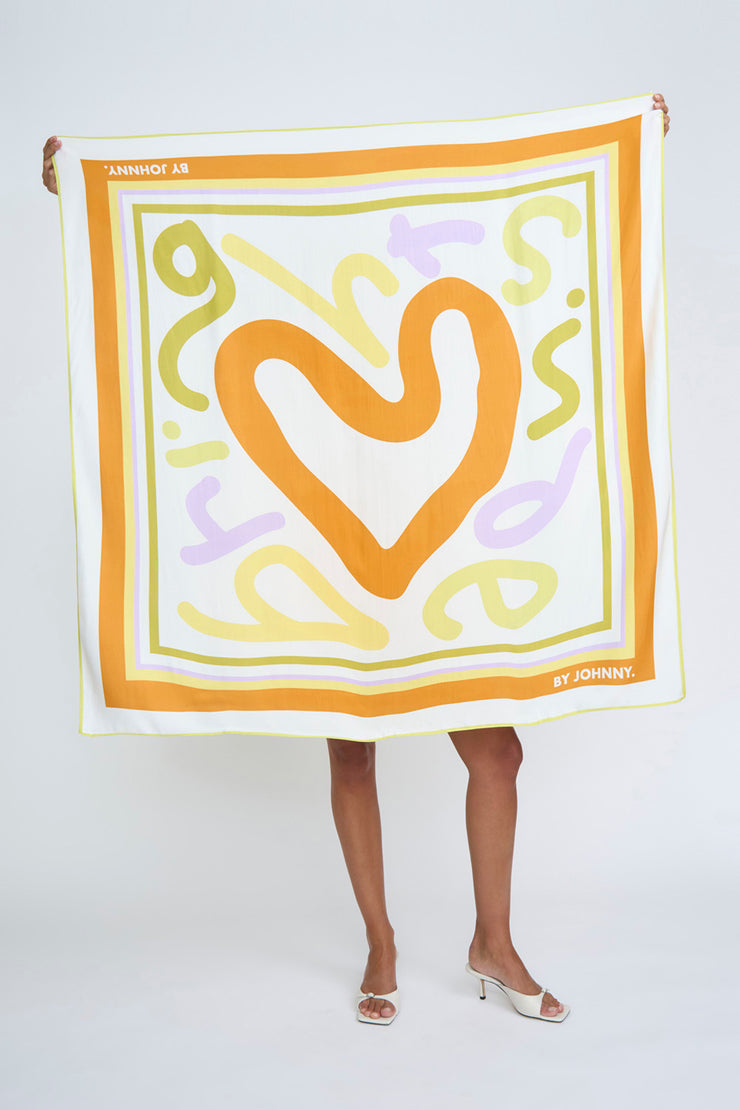 Colour Me In Love Scarf - Multi