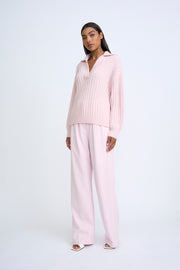 Cosmic Knit Sweater | Final Sale - Soft Pink