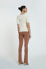 Panelled Rib Knit Top | Final Sale - Creme