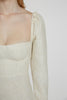 Oat Tweed Bustier Dress | Final Sale