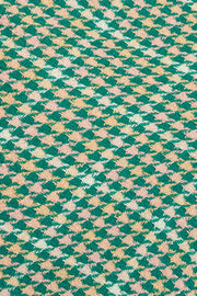 Alex Tweed Bias Skirt - Green Blush Bone