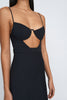 Diandra Wire Full Length Dress | Final Sale - Black