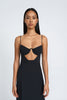 Diandra Wire Full Length Dress | Final Sale - Black