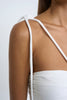 Draped Sunsetta Mini Dress | Final Sale  - Ivory