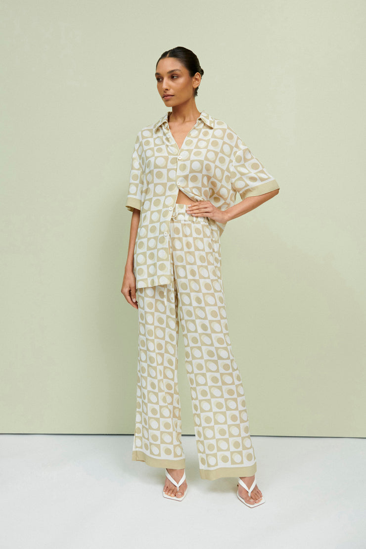 Duality Spot Pant - Pistachio Spot