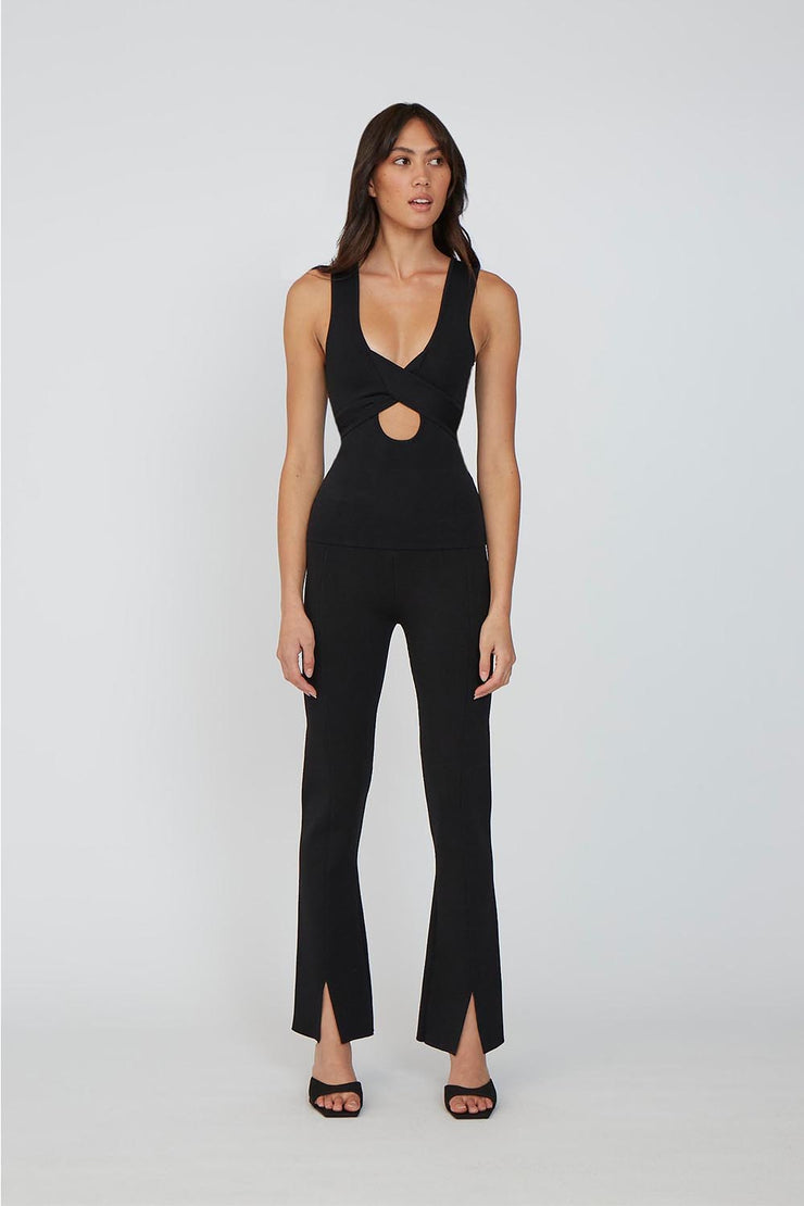 Deane Cross Body Top - Black