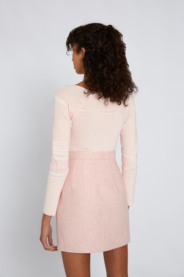 Eliza Knit Top | Final Sale - Pink Marle